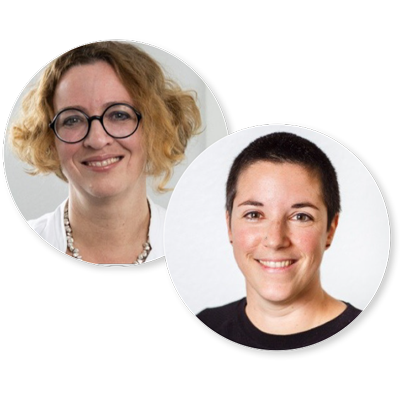 Claudia Canella and Dr Claudia Witt